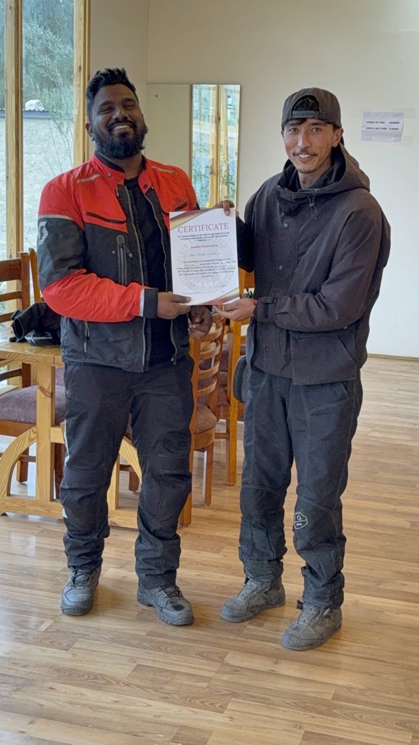 Leh Extravaganza motorcycle journey photograph